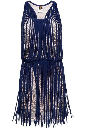 Jean Paul Gaultier Vestido corto con detalle de borlas 2010