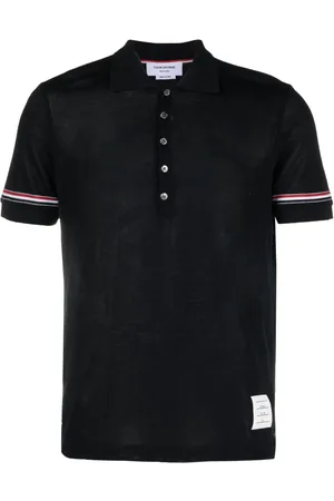 Thom Browne Polo con rayas RWB