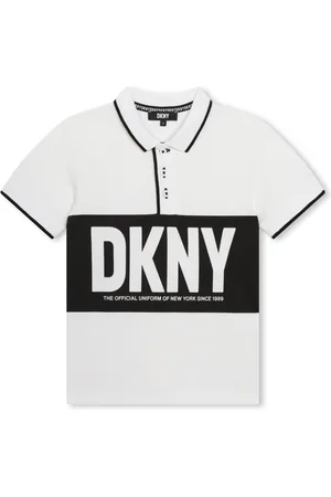 DKNY Polo con diseño colour block