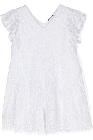 MONNALISA Vestido de volantes y encaje