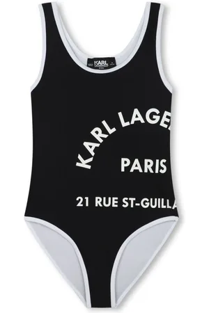 Karl Lagerfeld Bañador con logo estampado