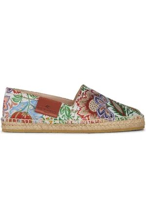 Etro Alpargatas con bordado floral