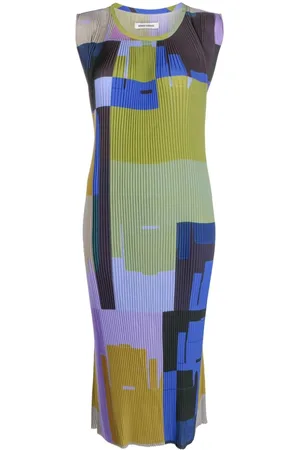 HENRIK VIBSKOV Vestido Pull con estampado geométrico