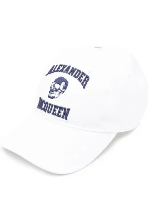 Alexander McQueen Gorra con motivo bordado