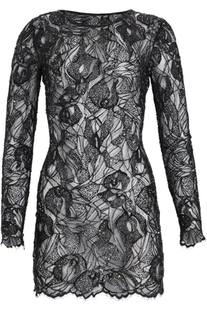Retrofete Vestido corto Kennedy con encaje