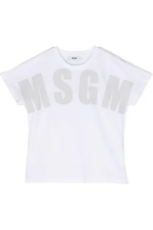Msgm Camiseta con logo estampado
