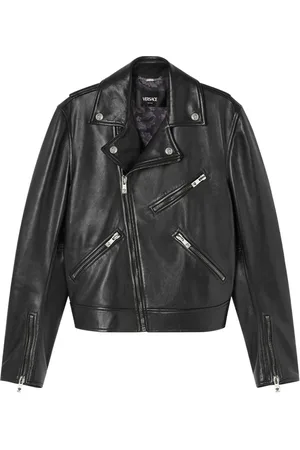 VERSACE Chaqueta biker de piel