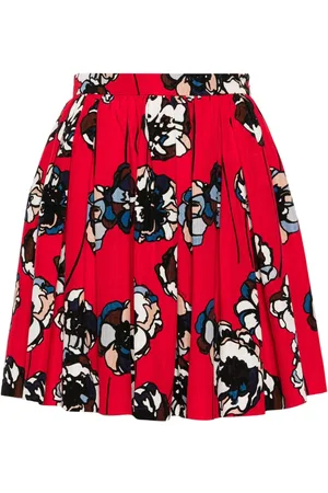 Miu Miu Minifalda con estampado floral 2000