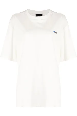 We11 Done Camiseta con logo bordado