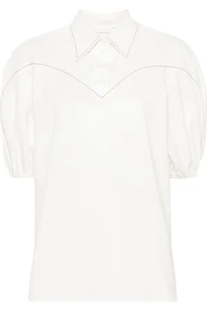 Chloé Blusa Oberteil con motivo en jacquard