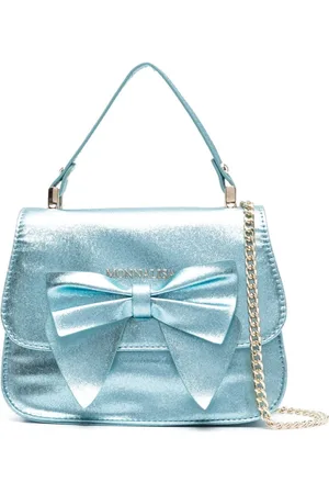 MONNALISA Bolso metalizado con lazo