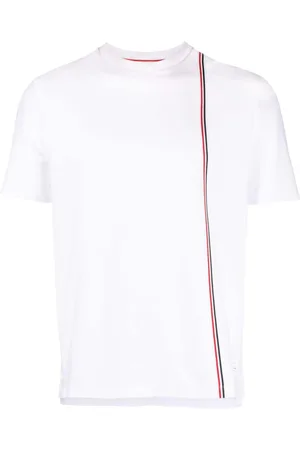 Thom Browne Camiseta con rayas RWB