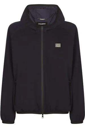Dolce & Gabbana Chaqueta con capucha y placa del logo