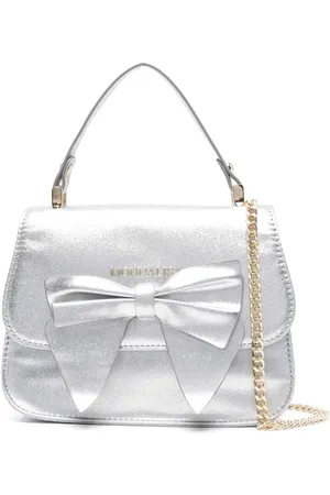 MONNALISA Bolso metalizado con lazo
