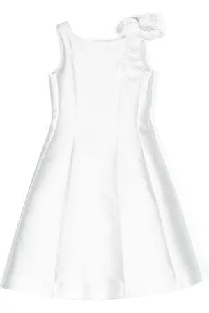 MONNALISA Vestido acampanado con apliques florales