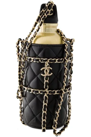 CHANEL Bolso para botella de agua con logo CC 2019