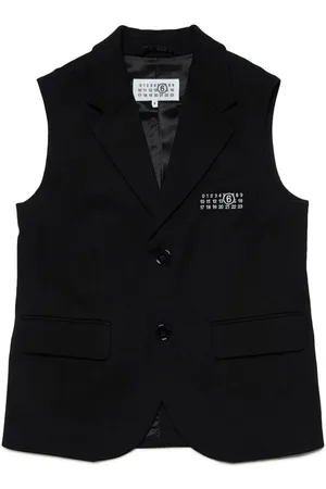 Maison Margiela Chaleco con logo bordado