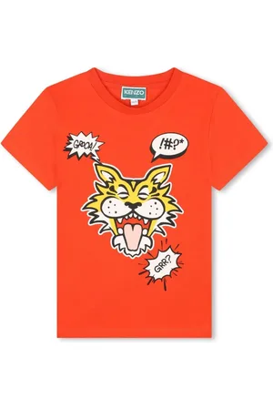 Kenzo Camiseta con logo estampado