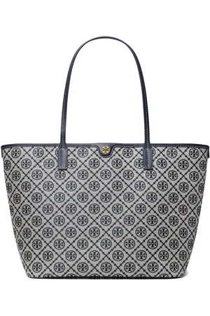 Tory Burch Bolso shopper T Monogram con cremallera