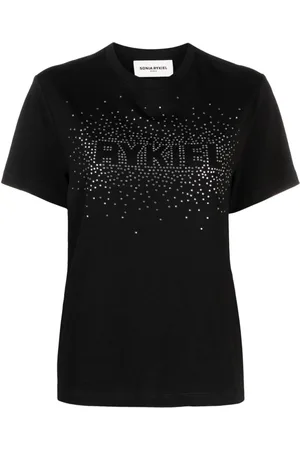 Sonia by Sonia Rykiel Camiseta con logo de cuentas