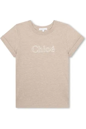 Chloé Camiseta con logo estampado