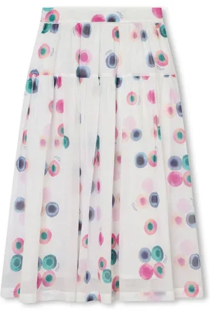 Chloé Falda larga con estampado abstracto