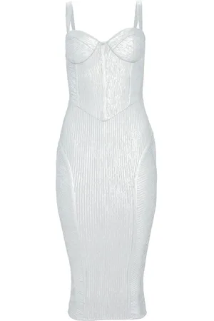 Retrofete Vestido midi Zora sin mangas