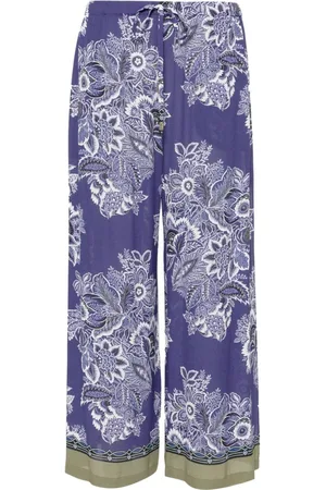 Etro Pantalones con estampado floral