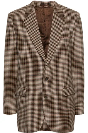 Burberry Blazer con motivo pied de poule 1980