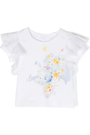 Lapin House Camiseta con estampado floral