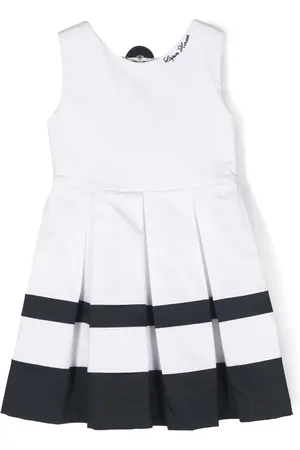 Lapin House Vestido con logo bordado