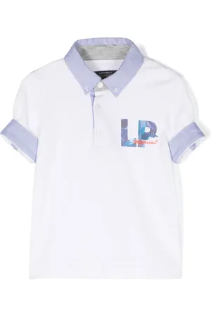 Lapin House Polo con logo estampado
