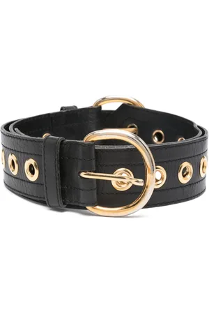 Saint Laurent Cinturón con doble hebilla 2000s