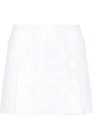 Dolce & Gabbana Minifalda con logo DG en jacquard