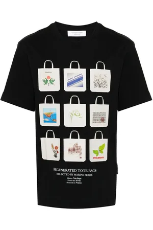 Marine Serre Camiseta lisa