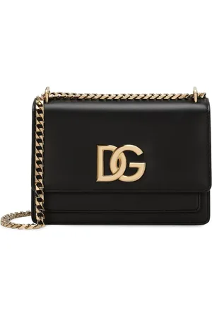 Dolce & Gabbana Bandolera con placa del logo