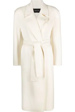 Fabiana Filippi Gabardina con cintura lazada