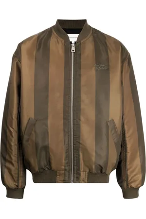 Maison Kitsuné Chaqueta bomber a rayas