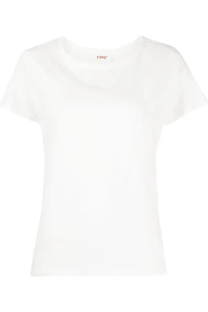 YMC Camiseta con cuello redondo