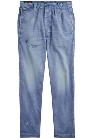 Ralph Lauren Pantalones con motivo de salpicaduras de pintura