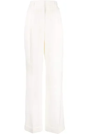 Casablanca Pantalones rectos de talle alto