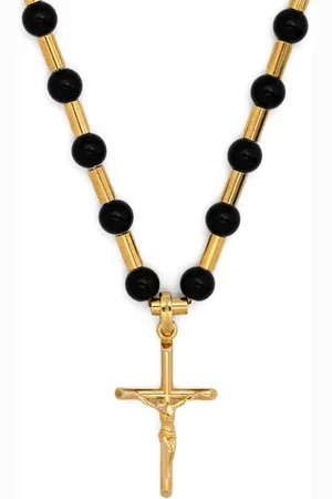 Dolce & Gabbana Collar DNA con colgante de crucifijo