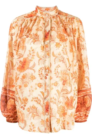 ZIMMERMANN Blusa Junie con estampado floral