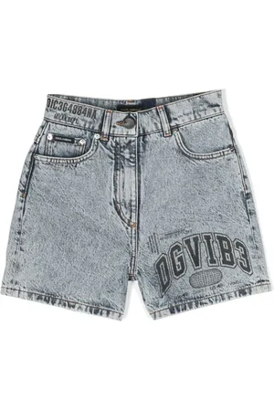 Dolce & Gabbana Pantalones vaqueros cortos con logo