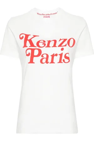 Kenzo Camiseta con logo estampado