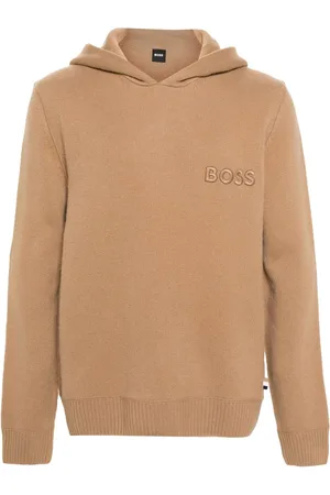HUGO BOSS Jersey con capucha y logo bordado
