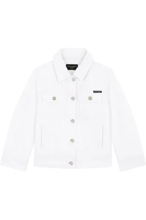 Dolce & Gabbana Chaqueta vaquera con parche del logo
