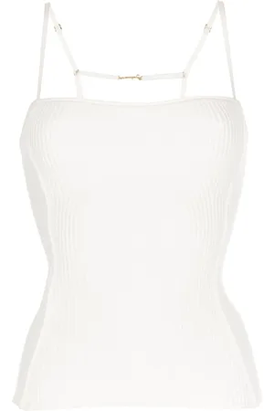 Jacquemus Vestido de canalé Sierra