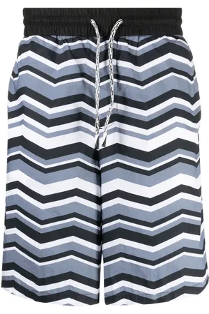 Emporio Armani Pantalones de chándal con motivo en zigzag