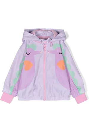 Stella McCartney Chaqueta bomber con capucha